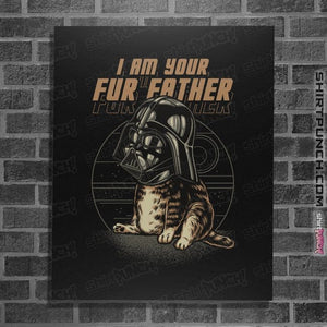 Daily_Deal_Shirts Posters / 4"x6" / Black Vader Cat