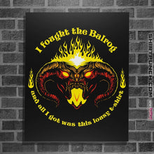 Load image into Gallery viewer, Shirts Posters / 4&quot;x6&quot; / Black I Fought The Fire Demon
