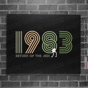 Shirts Posters / 4"x6" / Black 1983 Return Of The Jedi
