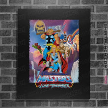 Load image into Gallery viewer, Daily_Deal_Shirts Posters / 4&quot;x6&quot; / Black Masters Of Love And Thunder
