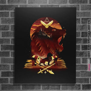 Shirts Posters / 4"x6" / Black House Of Gryffindor