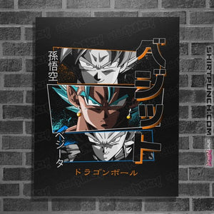 Daily_Deal_Shirts Posters / 4"x6" / Black Fusion Vegito
