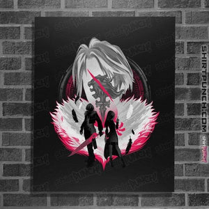 Shirts Posters / 4"x6" / Black Gunblade Silhouette