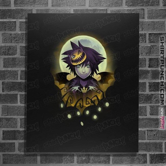Shirts Posters / 4"x6" / Black Halloween Town