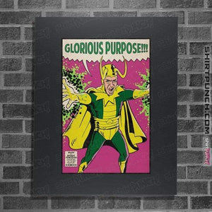 Shirts Posters / 4"x6" / Dark Heather Glorious Purpose!!!