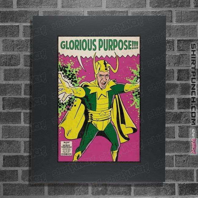 Shirts Posters / 4"x6" / Dark Heather Glorious Purpose!!!