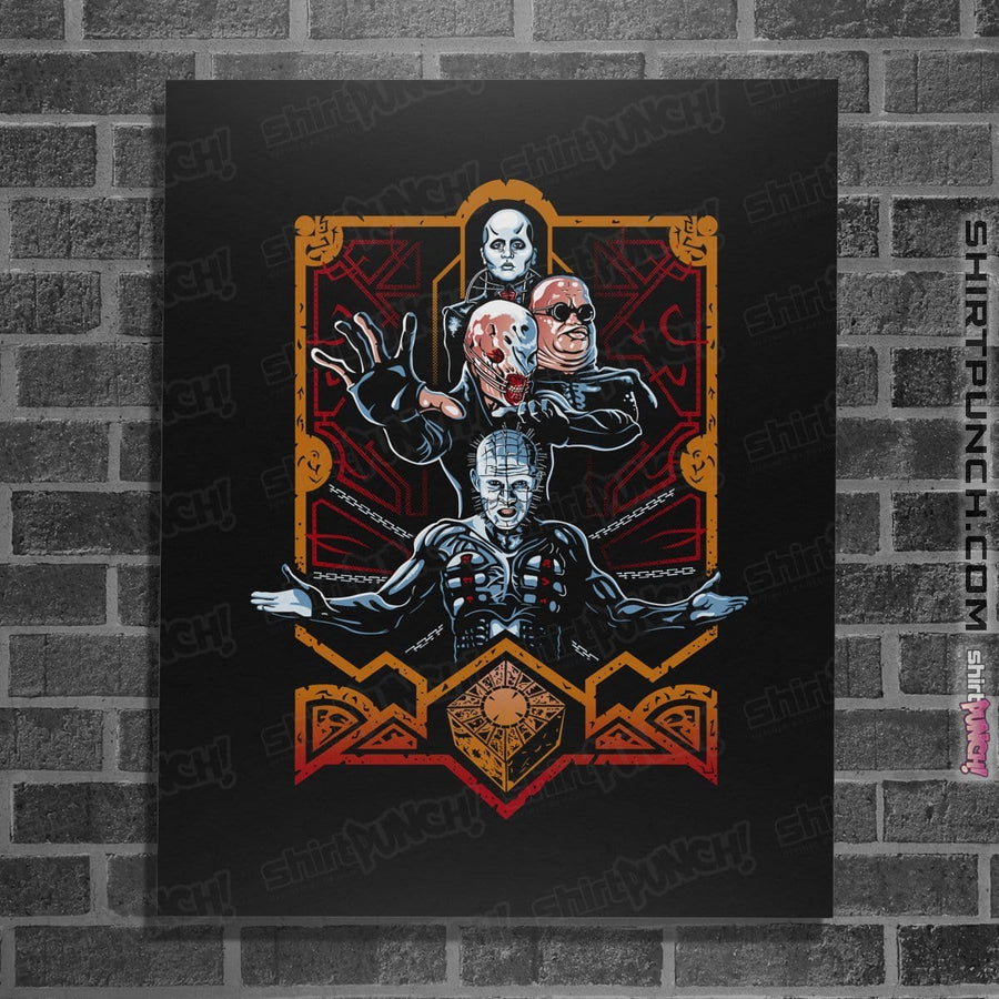 Shirts Posters / 4"x6" / Black Enter The Cenobites