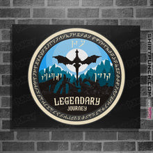 Load image into Gallery viewer, Shirts Posters / 4&quot;x6&quot; / Black Legendary Journey
