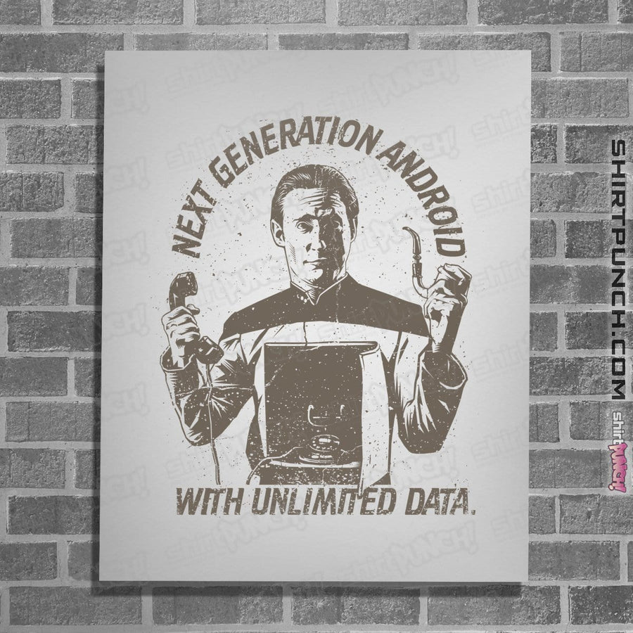 Shirts Posters / 4"x6" / White Data Plan