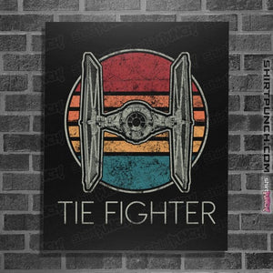 Shirts Posters / 4"x6" / Black Vintage Dark Fighters