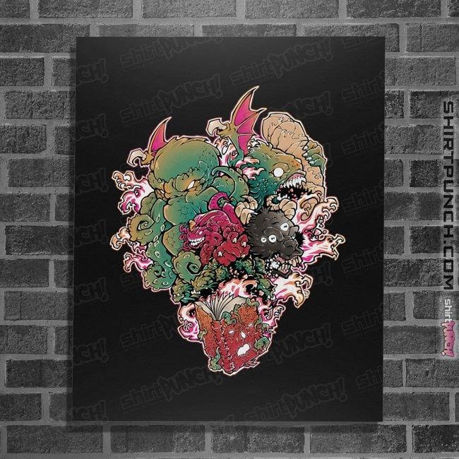Shirts Posters / 4"x6" / Black Lovecraftian Book