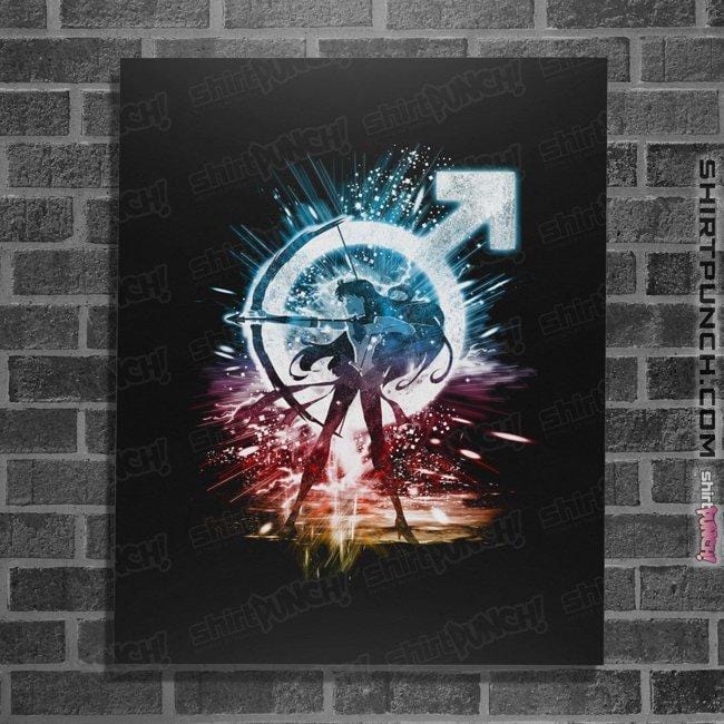 Shirts Posters / 4"x6" / Black Mars Storm