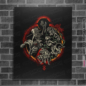 Secret_Shirts Posters / 4"x6" / Black The Berserker