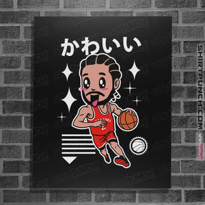 Shirts Posters / 4"x6" / Black Kawaii Leonard