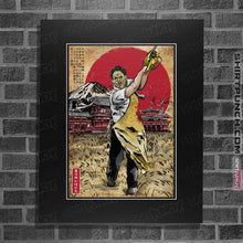 Load image into Gallery viewer, Daily_Deal_Shirts Posters / 4&quot;x6&quot; / Black Leatherface In Japan
