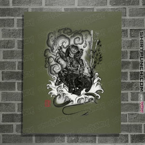 Shirts Posters / 4"x6" / Military Green The Hunter And The Demon