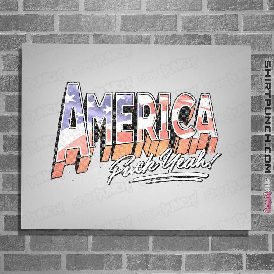 Shirts Posters / 4"x6" / White F Yeah