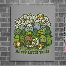 Load image into Gallery viewer, Daily_Deal_Shirts Posters / 4&quot;x6&quot; / Sports Grey Happy Trees
