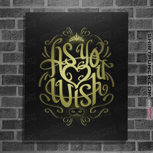 Daily_Deal_Shirts Posters / 4"x6" / Black The Princess And The Pirate