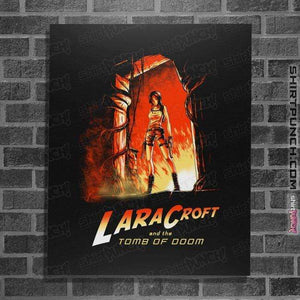 Shirts Posters / 4"x6" / Black Indiana Croft