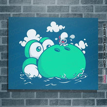 Load image into Gallery viewer, Shirts Posters / 4&quot;x6&quot; / Sapphire Dino Island Baby
