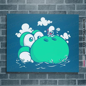 Shirts Posters / 4"x6" / Sapphire Dino Island Baby