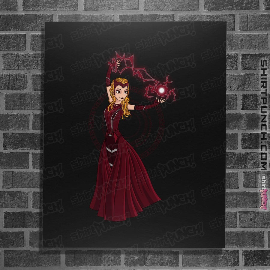 Shirts Posters / 4"x6" / Black Elsa Maximoff