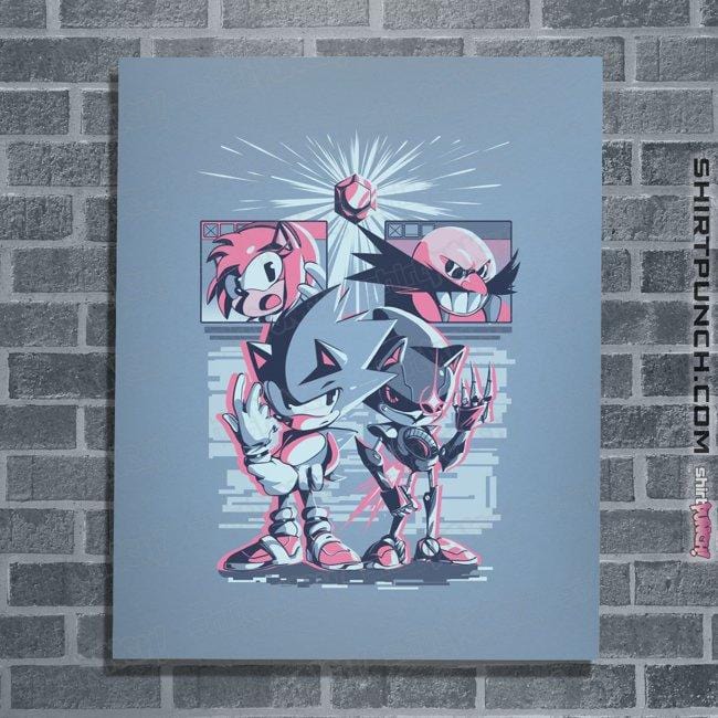 Last_Chance_Shirts Posters / 4"x6" / Powder Blue Race For The Future