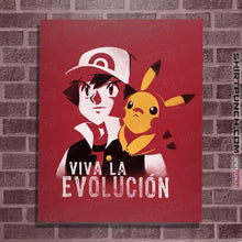 Load image into Gallery viewer, Shirts Posters / 4&quot;x6&quot; / Red Viva La Evolucion
