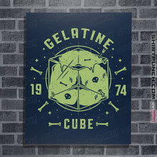 Load image into Gallery viewer, Shirts Posters / 4&quot;x6&quot; / Navy Gelatine Cube

