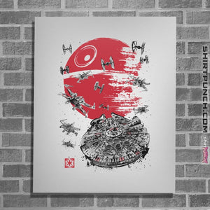 Shirts Posters / 4"x6" / White Battle Of Endor