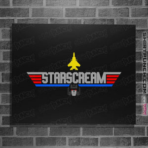 Shirts Posters / 4"x6" / Black Top Starscream