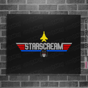 Shirts Posters / 4"x6" / Black Top Starscream