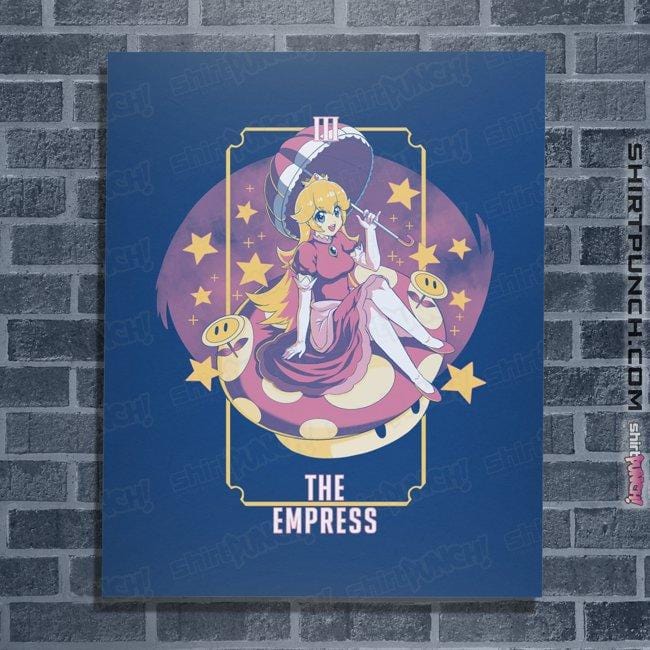 Shirts Posters / 4"x6" / Royal Blue The Empress Peach