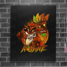 Load image into Gallery viewer, Shirts Posters / 4&quot;x6&quot; / Black Nsane Bandicoot

