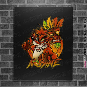 Shirts Posters / 4"x6" / Black Nsane Bandicoot