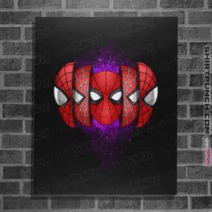 Daily_Deal_Shirts Posters / 4"x6" / Black Multiverse Of Spiders