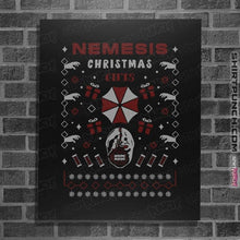 Load image into Gallery viewer, Shirts Posters / 4&quot;x6&quot; / Black Nemesis Christmas Ugly Sweater

