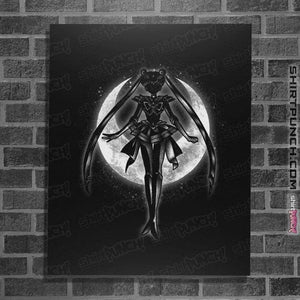 Shirts Posters / 4"x6" / Black Moonlight Magical Girl