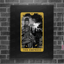 Load image into Gallery viewer, Shirts Posters / 4&quot;x6&quot; / Black Tarot The Empress
