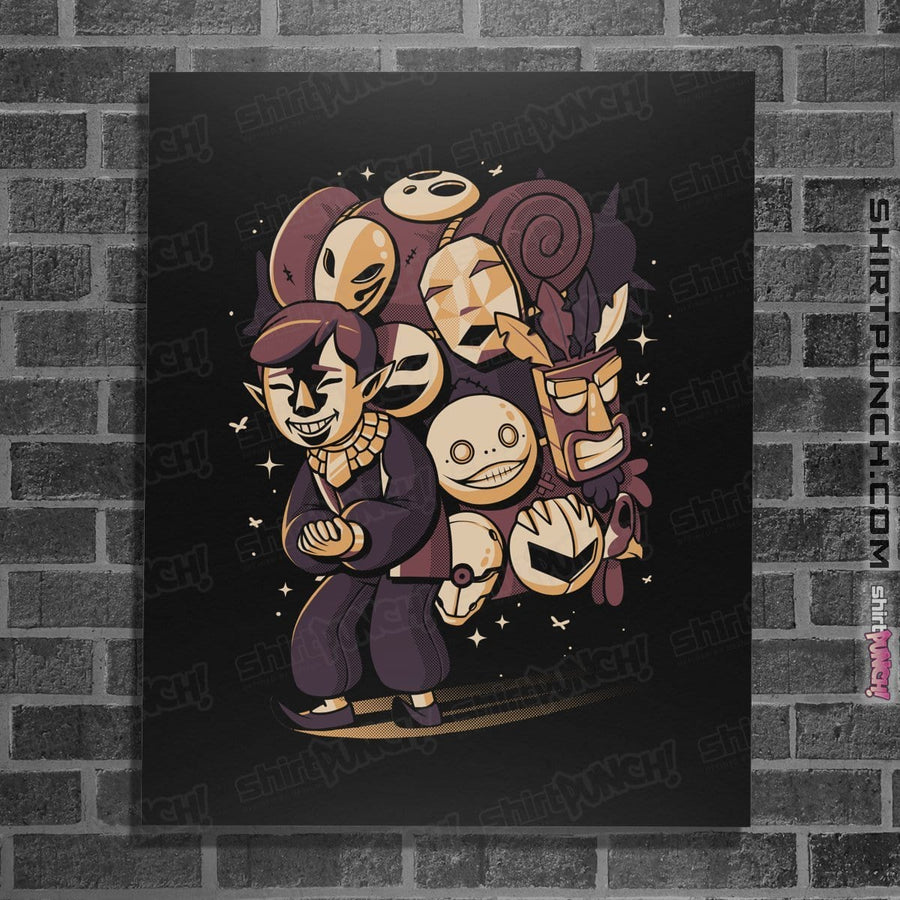 Shirts Posters / 4"x6" / Black Mask Salesman