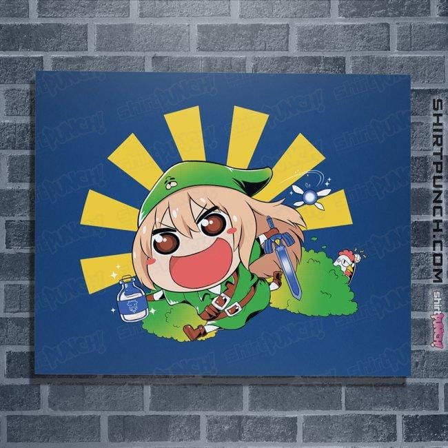 Shirts Posters / 4"x6" / Royal Blue Legend Of Umaru