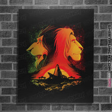 Load image into Gallery viewer, Shirts Posters / 4&quot;x6&quot; / Black The Pride Rock
