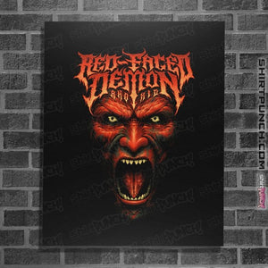 Shirts Posters / 4"x6" / Black Red Faced Devil