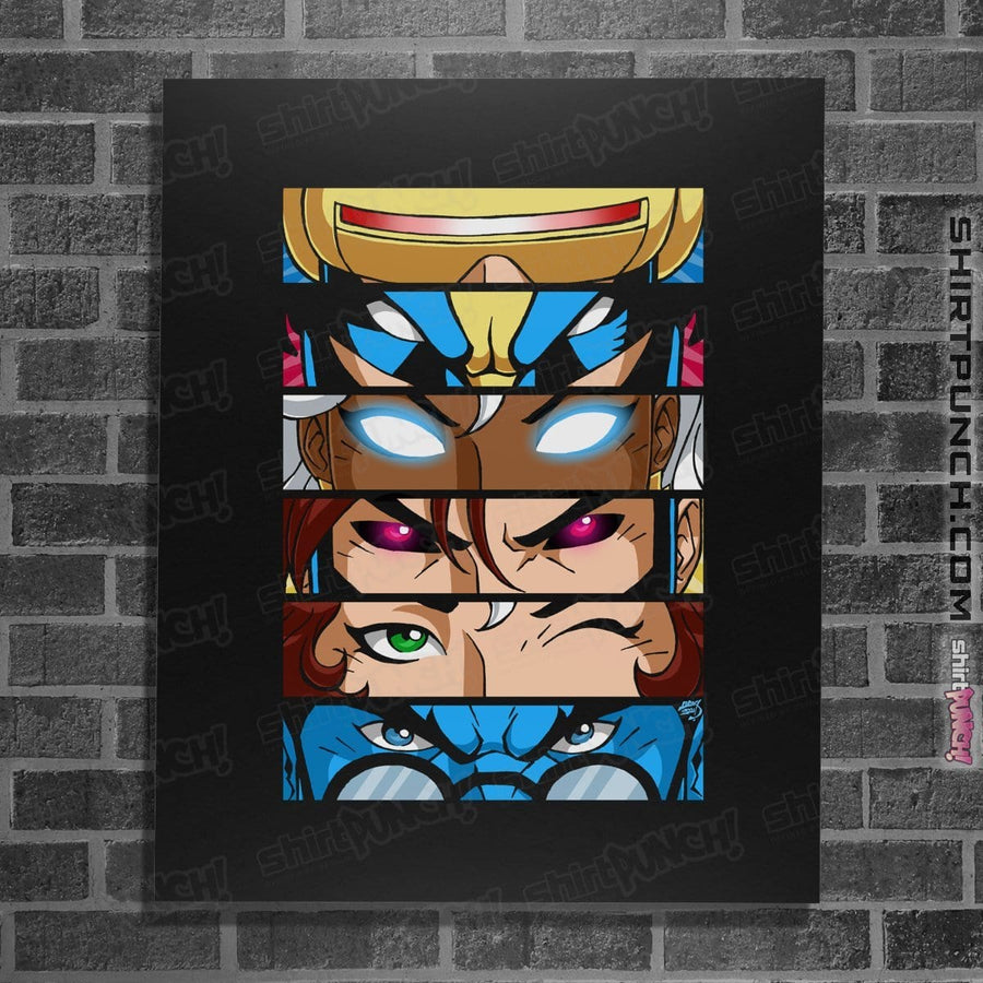 Shirts Posters / 4"x6" / Black X-Eyes