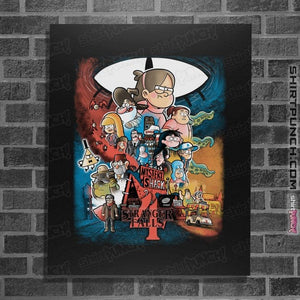 Daily_Deal_Shirts Posters / 4"x6" / Black Stranger Falls 4