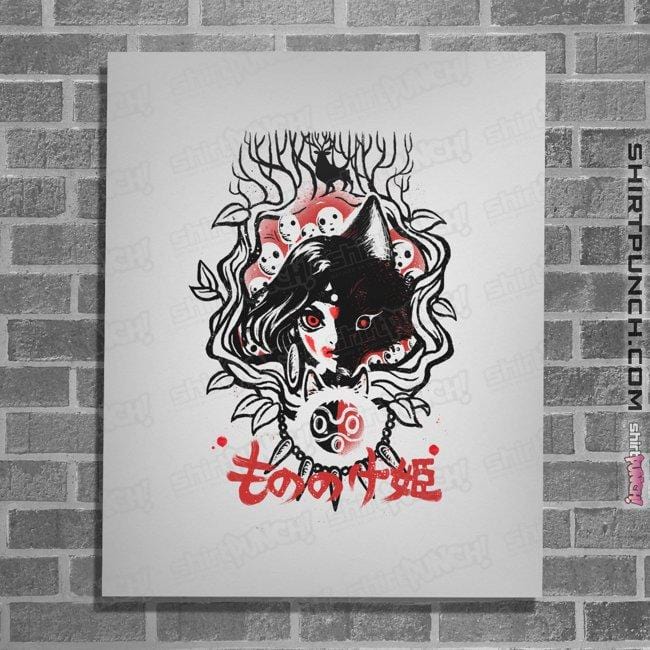 Shirts Posters / 4"x6" / White Forest Princess