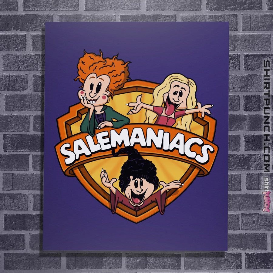 Shirts Posters / 4"x6" / Violet Salemaniacs