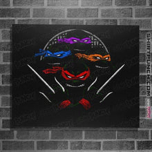 Load image into Gallery viewer, Shirts Posters / 4&quot;x6&quot; / Black Mutant Ninja Brothers
