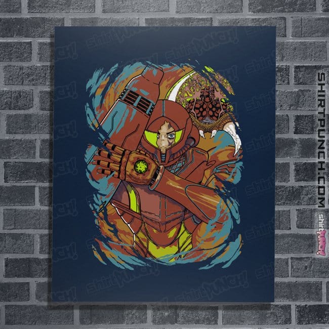 Secret_Shirts Posters / 4"x6" / Navy The Huntress